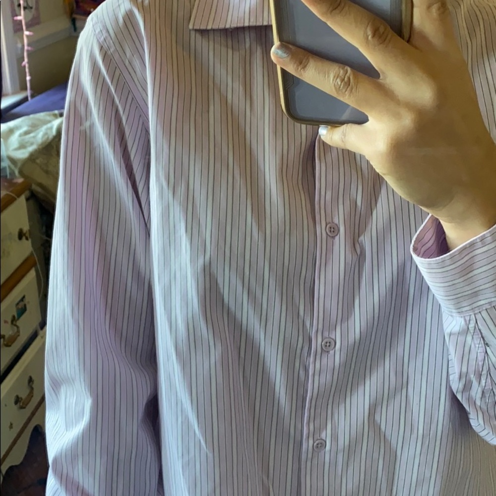 pink button down - Picture 3 of 4